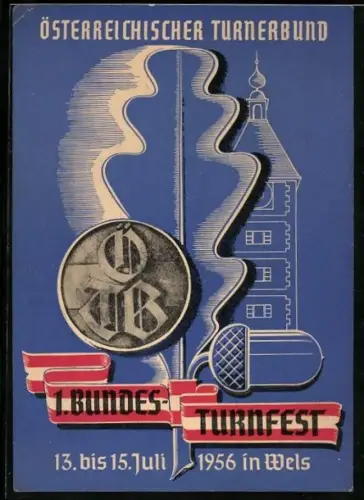 AK Wels, 1. Bundes-Turnfest 1956