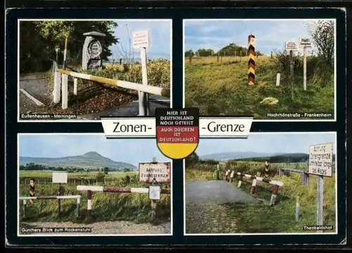 AK Eussenhausen-Meiningen, Zonengrenze in der Rhön, Theobaldshof