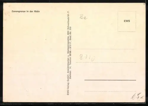 AK Eussenhausen-Meiningen, Zonengrenze in der Rhön, Theobaldshof