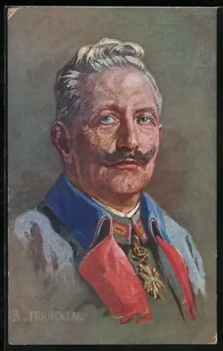 Künstler-AK Kaiser Wilhelm II., Maler B. v. Francken