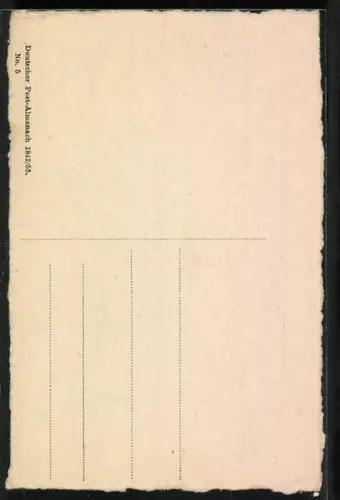 AK Deutscher Post-Almanach, Kgl. Württemberg. Postbeamter, Uniformen