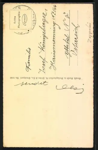 AK Lindau, Zeppelin über dem Hafen, Dampfer