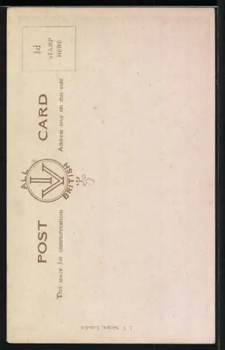 AK The Destruction of a Zeppelin, An Incandescent Mass-Finis, brennender Zeppelin