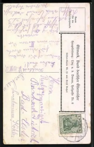 Künstler-AK Ernst Kutzer: Adalbert Stifter-Karte Nr. 31, Abdias - 3. Ditha