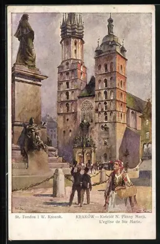 AK Krakow, Kosciol N. Panny Marji