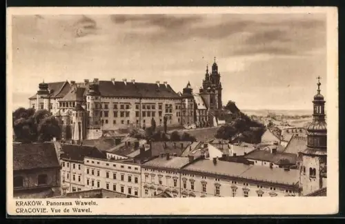 AK Krakow, Panorama Wawelu