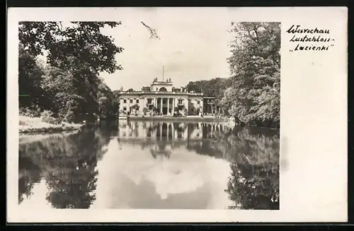 AK Warschau, Lustschloss Lazienki