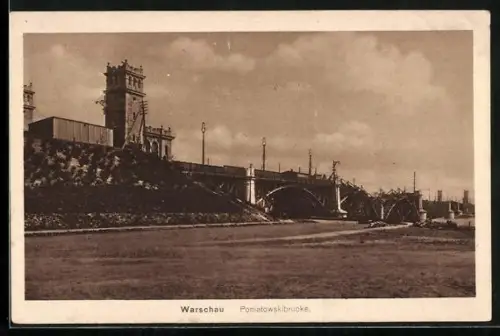 AK Warschau, Poniatowskibrücke