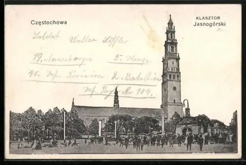 AK Czestochowa, Klasztor Jasnogorski