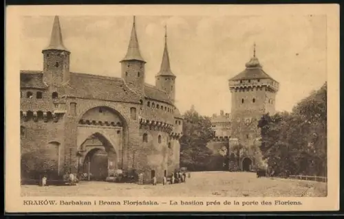 AK Krakow, Barbakan i Brama Florjanska