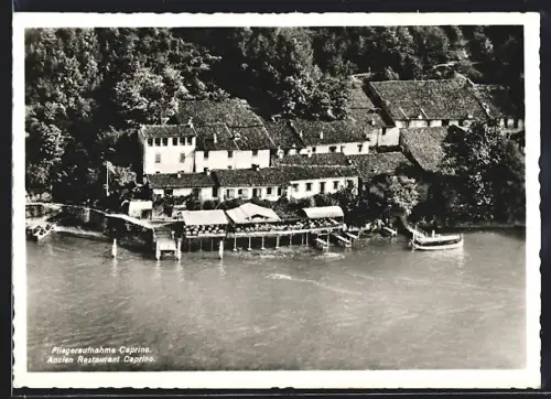 AK Caprino, Ancien Restaurant Caprino vom Flugzeug aus