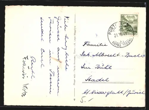 AK Ronco, Blick zur Kirche