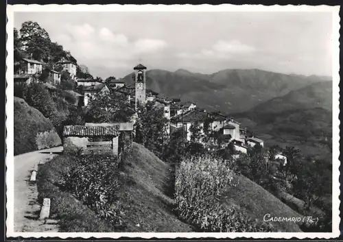 AK Cademario, Panorama mit Bergen