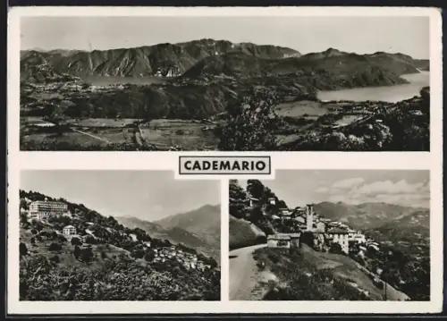 AK Cademario, Teilansichten, Panorama