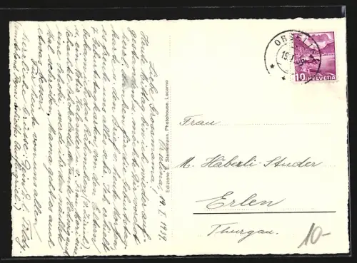 AK Alpe di Cardada, Panorama con la Croce