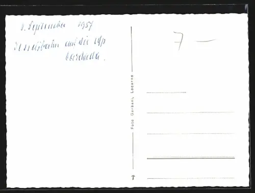 AK Locarno, Seggiovia Colmanicchio-Cimetta sopra Locarno