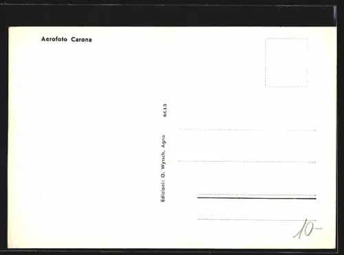 AK Carona, Panorama, Fliegeraufnahme