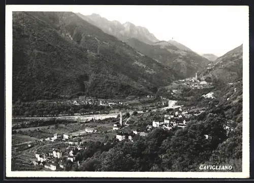 AK Cavigliano, Panorama mit Bergen