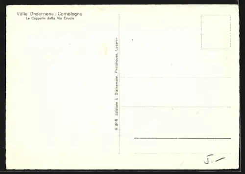 AK Comologno /Valle Onsernone, Le Cappelle della Via Crucis