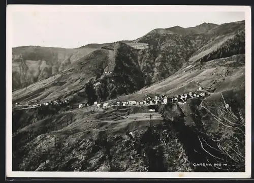 AK Carena, Teilansicht mit Bergen