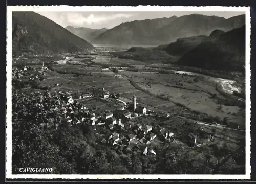 AK Cavigliano, Panorama mit Kirche