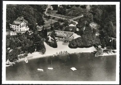 AK Agno /Lugano, Albergo Vallone