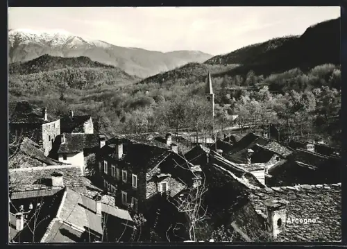 AK Arcegno, Panorama mit Bergen