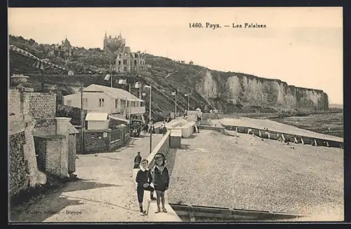 AK Puys, Les Falaises et la promenade en bord de mer