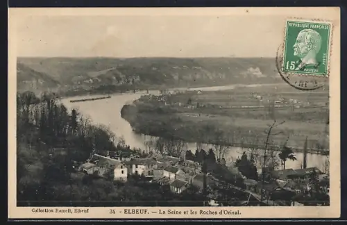 AK Elbeuf, La Seine et les Roches d`Orival