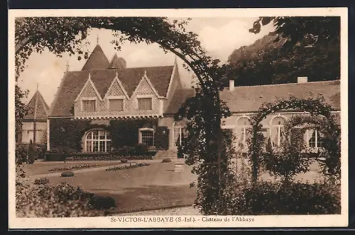 AK St-Victor-l`Abbaye /S.-Inf., Château de l`Abbaye