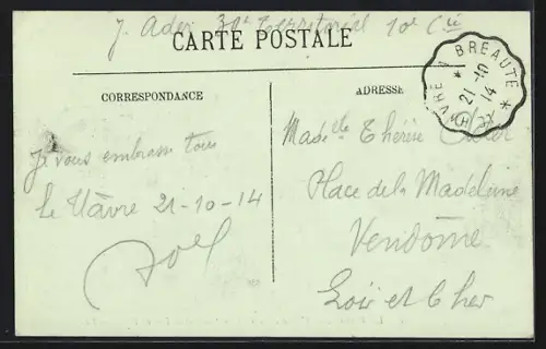 AK Le Havre, L`Anse des Pilotes, le Musée et la Rue de Paris
