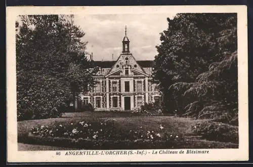 AK Angerville-l`Orcher /S.-Inf., Le Château de Blésimare