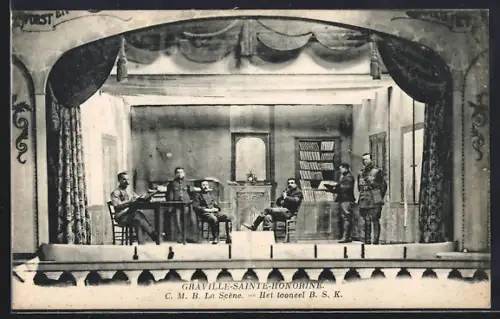 AK Graville-Sainte-Honorine, C. M. B. La Scène