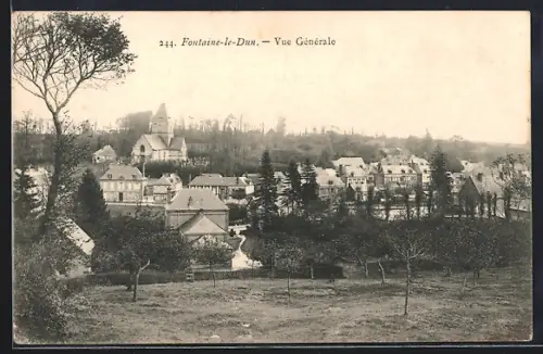 AK Fontaine-le-Dun, Vue générale