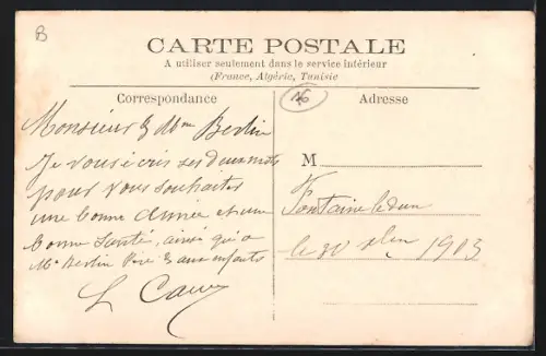 AK Fontaine-le-Dun, Vue générale