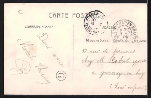 AK Mauquenchy /S.-Inf., Route de Sommery à Mauquenchy, Le Château