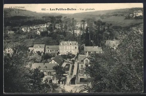 AK Les Petites-Dalles, Vue générale du village et paysages environnants
