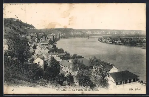 AK Orival, La Vallée de la Seine