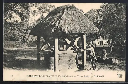 AK Quiberville-sur-Mer /Seine-Inférieure, Vieux Puits