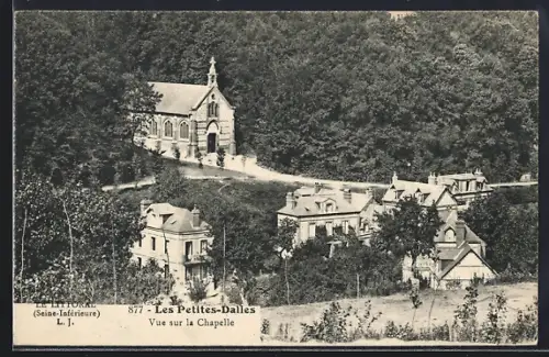AK Les Petites-Dalles, Vue sur la Chapelle