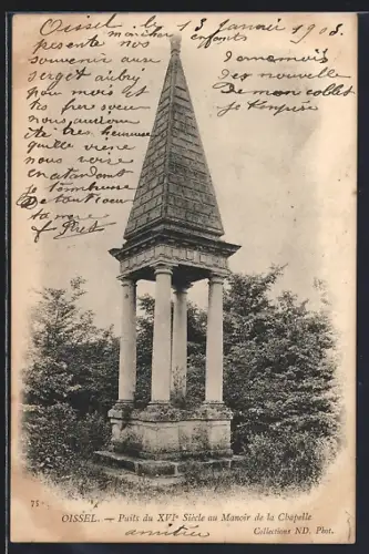 AK Oissel, Puits du XVIe Siècle au Manoir de la Chapelle