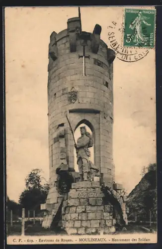 AK Moulineaux, Monument des Soldats