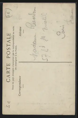 AK Eu, La Rue de Miribel et l`ancien Couvent des Ursulines