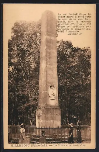 AK Millebosc /Seine-Inf., La Pyramide Adélaïde