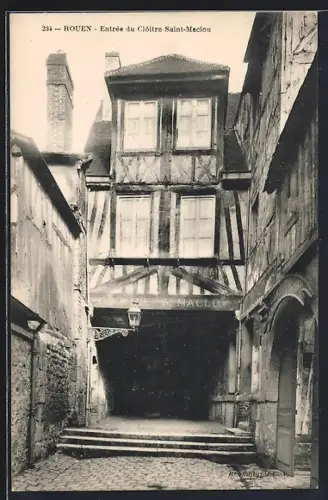 AK Rouen, Entrée du Cloître Saint-Maclou