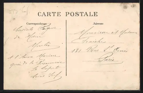 AK Le Tréport, Plage, Villas et falaises