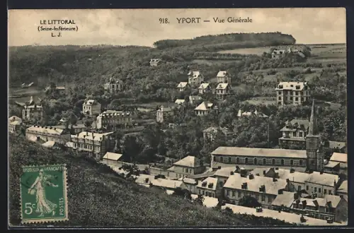AK Yport /Seine-Inférieure, Vue Générale du village en bord de mer