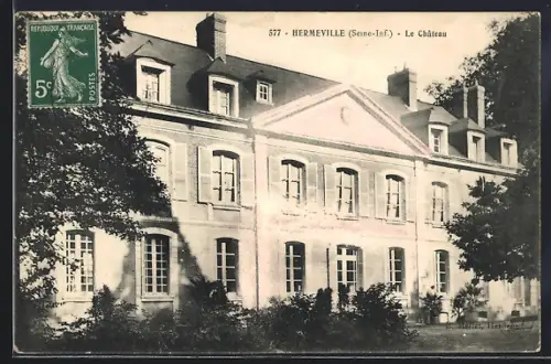 AK Herméville /Seine-Inf., Le Château