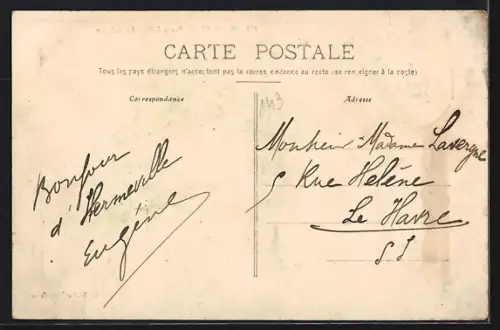 AK Herméville /Seine-Inf., Le Château