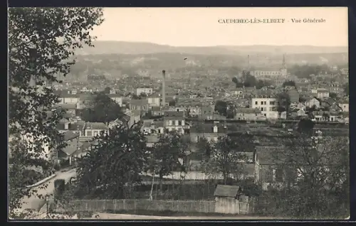 AK Caudebec-lès-Elbeuf, Vue Générale
